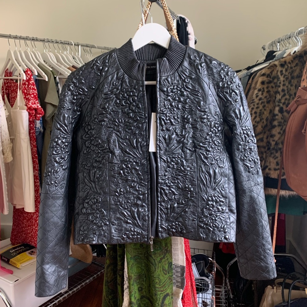 Antik Batik Maxou Black Leather Jacket